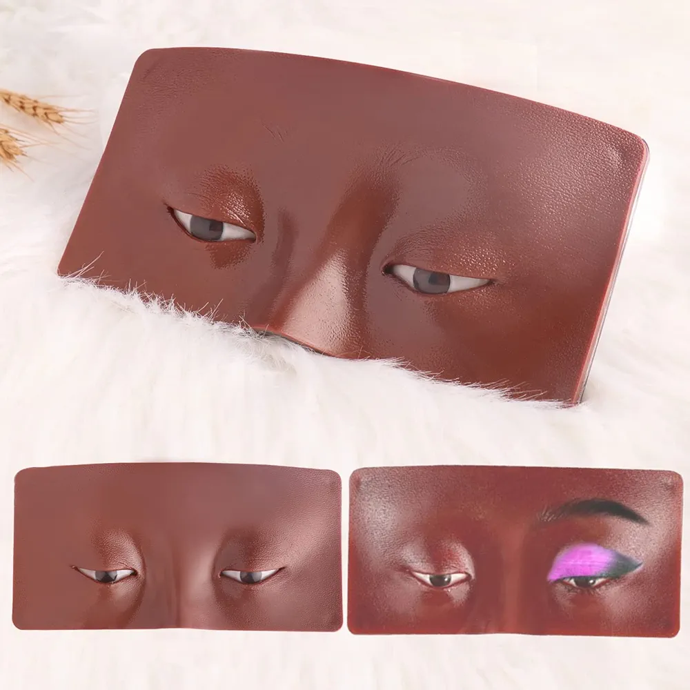 3D Reusable Makeup Practice Face, Silicone Makeup Practice Board for Beginners and Makeup Artists