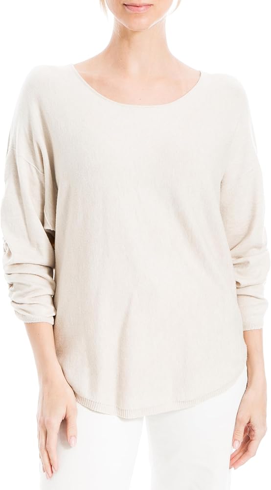 Max Studio Women's Tie Sleeve Dolman Sweater