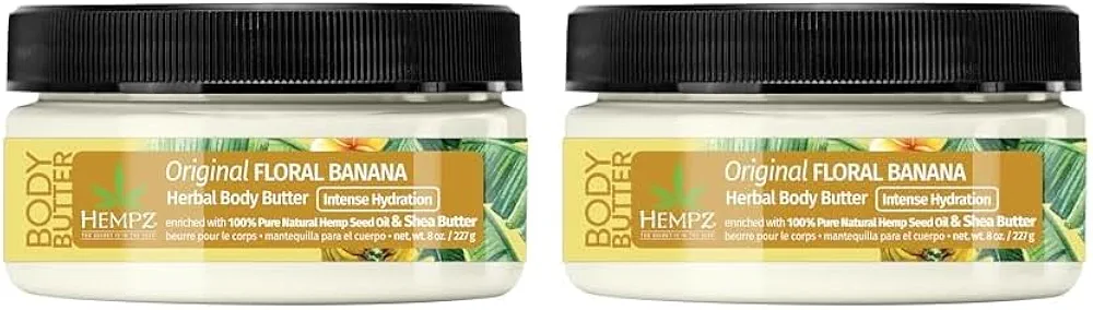 Hempz Original Herbal Body Butter 8 oz. (Pack of 2)