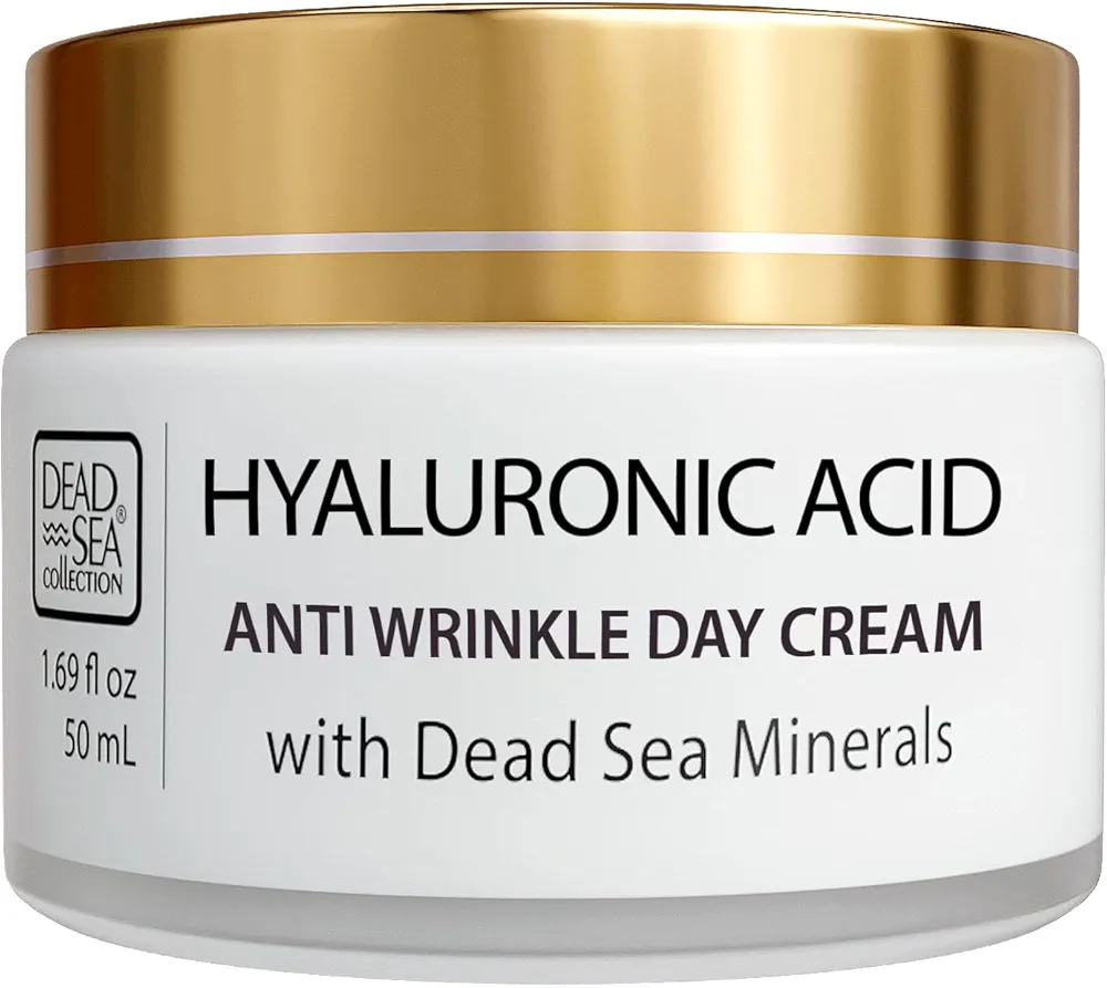 Dead Sea Collection Hyaluronic Acid Day Cream for Face (1.69 fl.oz)