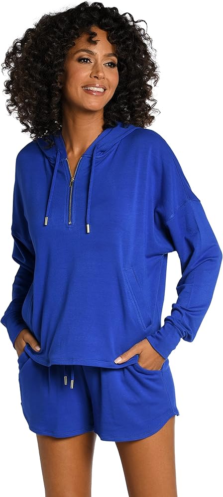 La Blanca Women's Hooded Sweater