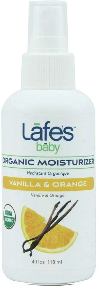 Lafe's Baby | Organic Baby & Kids Moisturizer - Vanilla & Orange | All Organic & Natural with No Chemicals (4oz)