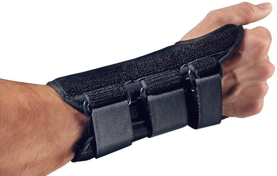 72883000 Wrist Splint PROCARE ComfortFORM Aluminum Stay Foam/Lycra Right Hand Black X-Large