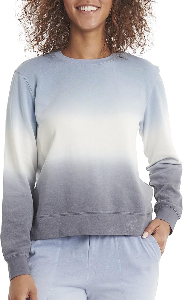 Splendid Women's Crewneck Long Sleeve Pullover Sweater Sweatshirt