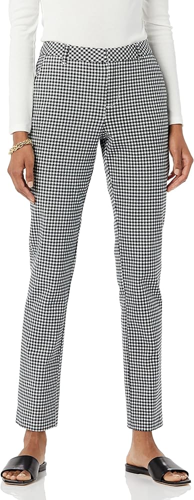 Amazon Essentials Women's Bi-Stretch Full Length Straight Leg Pant