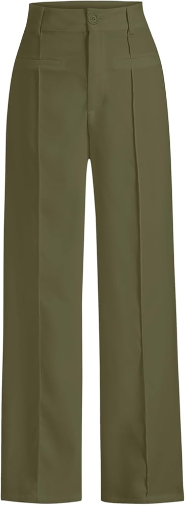 CIDER Solid Stitch Straight Leg Trousers