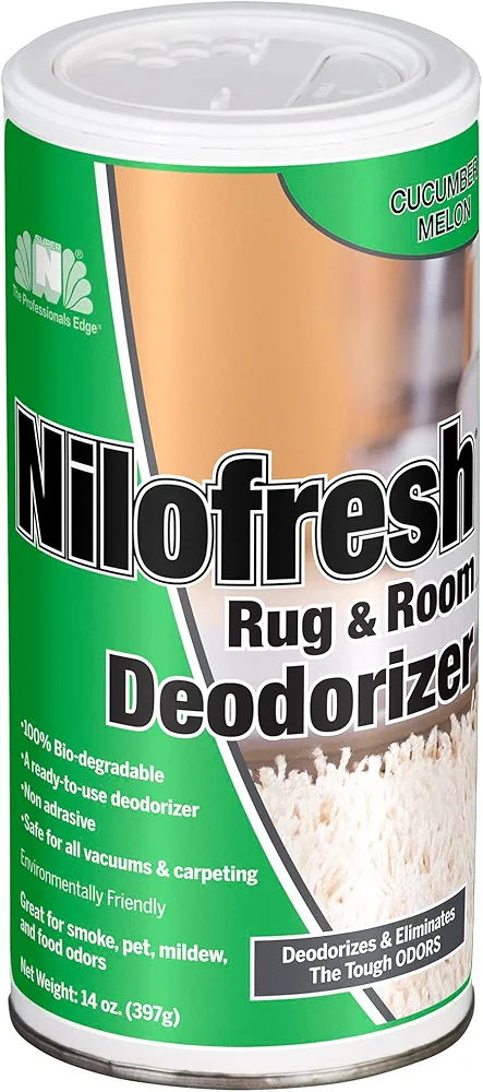 Nilofresh Rug and Room Deodorizer Cucumber Melon 14 oz shaker can (12 NFCM)