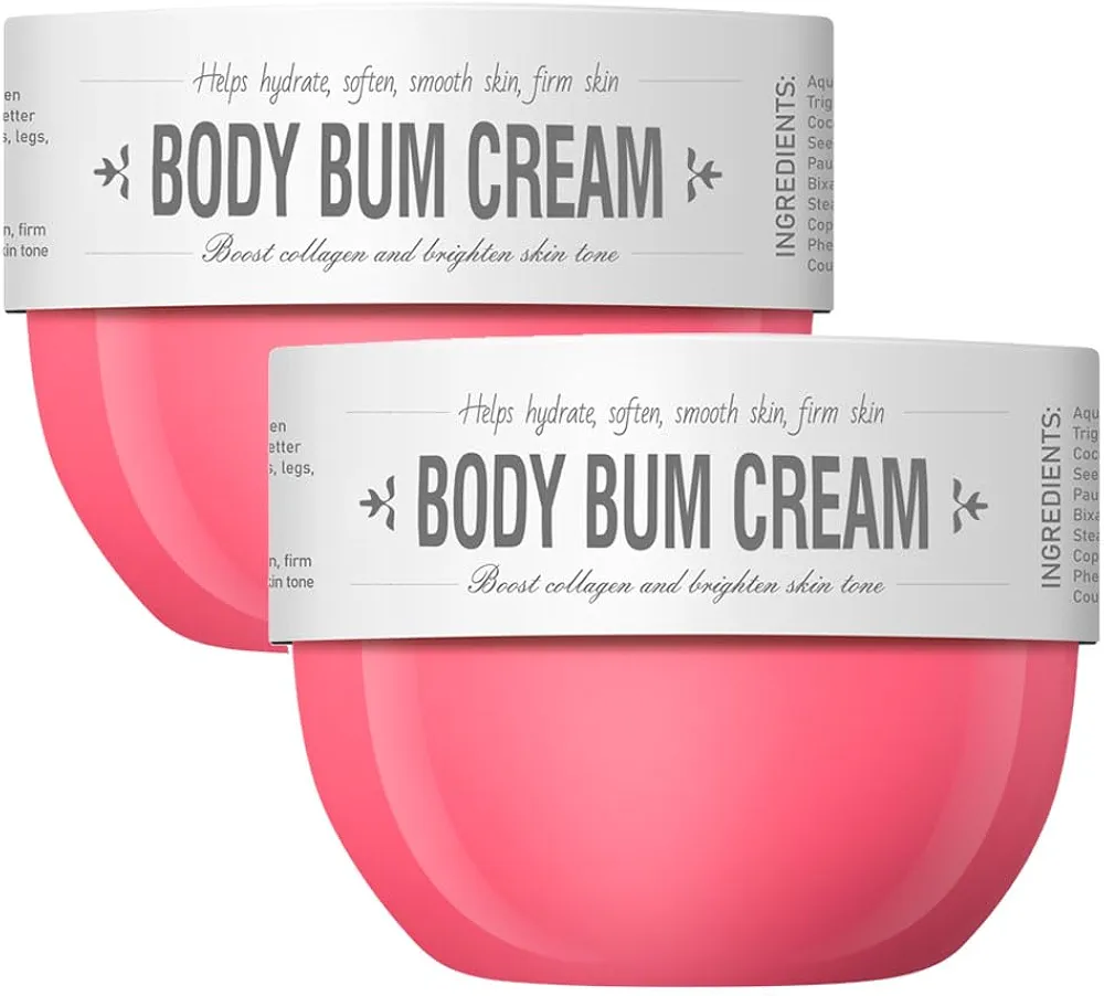 Bum Cream, Thigh and Butt Firming Body Cream, Moisturizing, Smoothening Butt Cream for Women, Lifted and Firm Tightens Skin