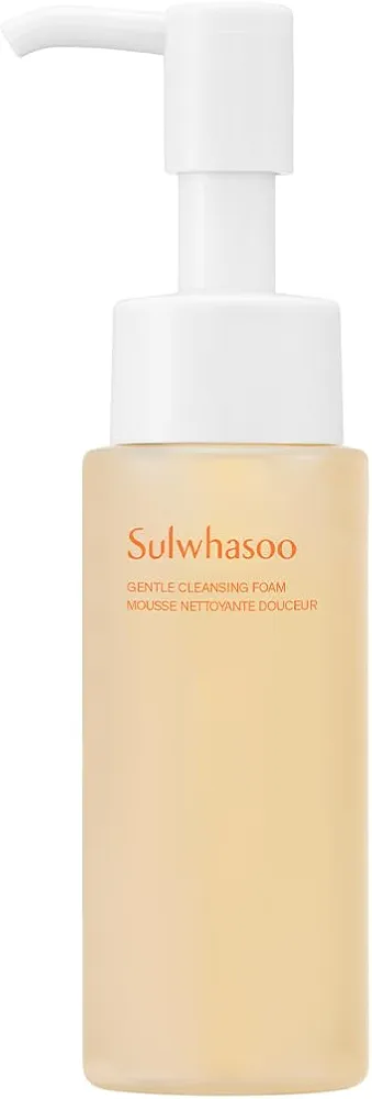 Sulwhasoo Gentle Cleansing Foam - Korean Face Wash for All Skin Types, Moisturizes & Rejuvenates, Removes Dirt & Impurities, Softens Skin, Hydrating Cleanser