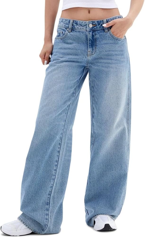 PacSun Women's Casey Astrid Low Rise Baggy Jeans