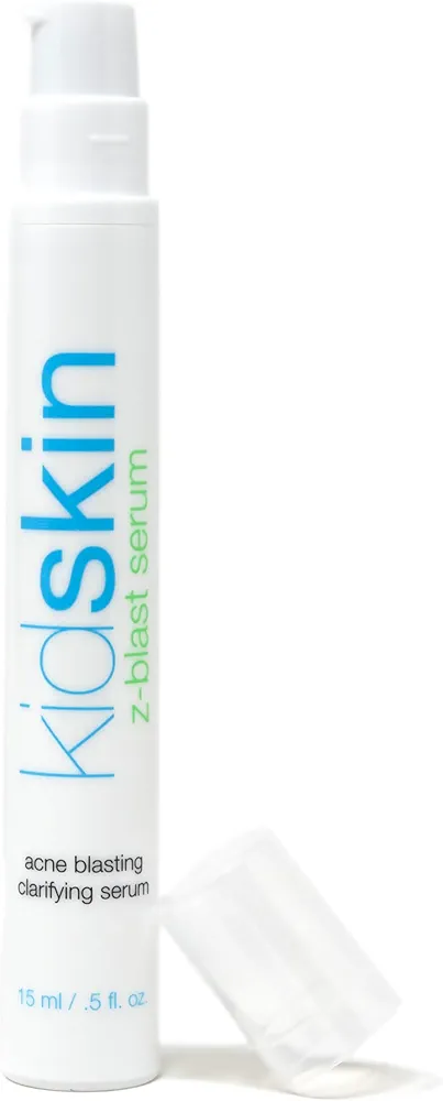 Kidskin - Z-Blast Serum, for Face Acne, Skin Care for Kids, Pre-Teen and Teen Skin Ages 9-17, Vegan-and-Cruelty-Free Acne Prone Skin Care, 5 fl oz