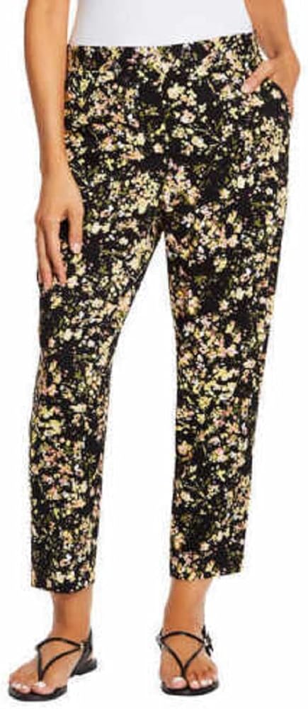 Jessica Simpson Women's Printed Pull-on Pant, Boquet Splash, Medium