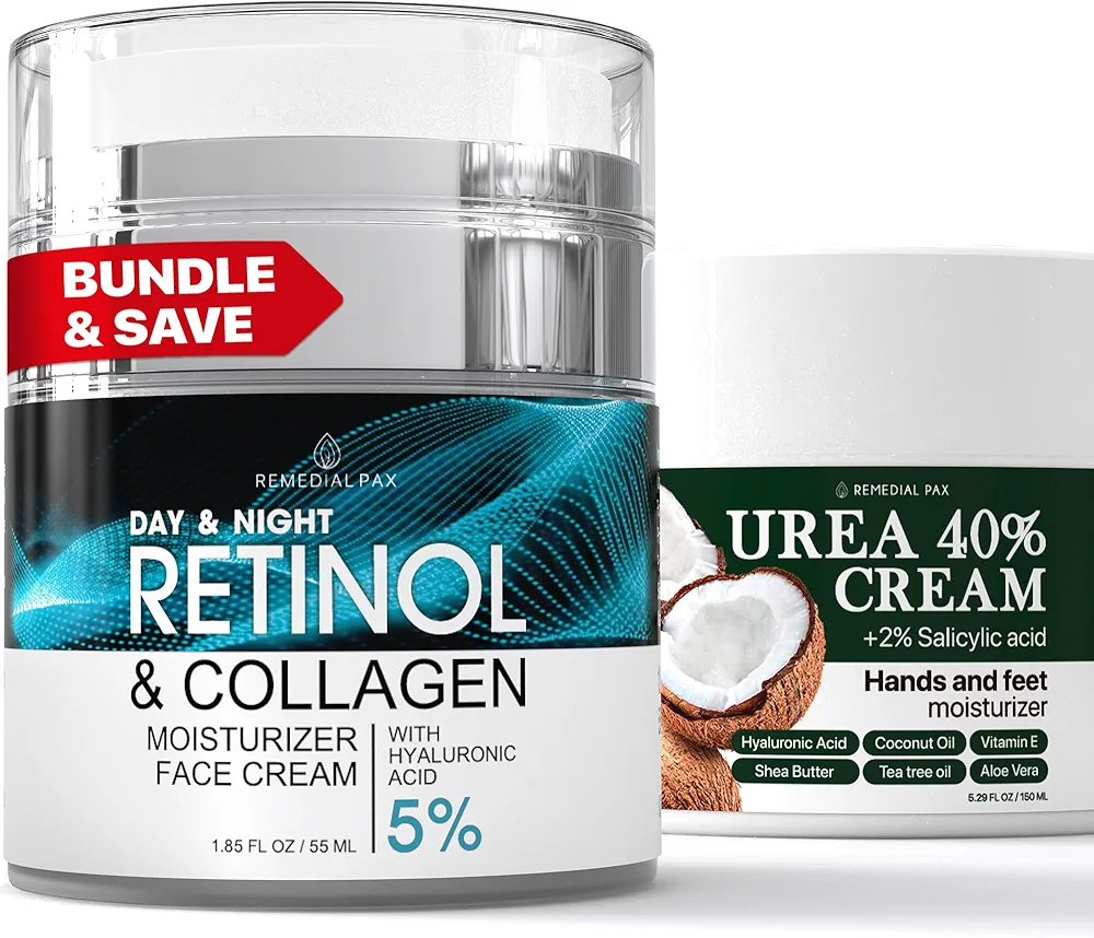 Dynamic Duo: Urea Cream & Retinol Cream Skincare Bundle