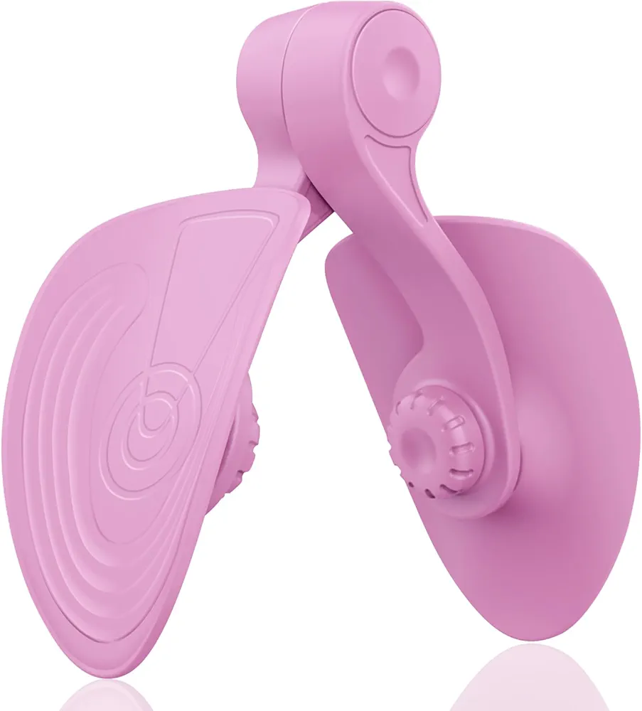 Thigh Master Kegel Exercise Products for Women Pelvic Floor Muscle Trainer Inner Thigh Hip Exercise Equipment Bladder Control Devices Postpartum Rehabilitation Pelvic Floor (Pink)