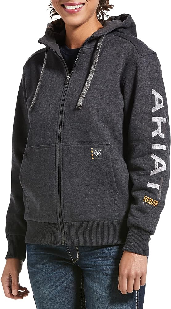 ARIAT Women's Rebar All-Weather Full Zip Hoodie