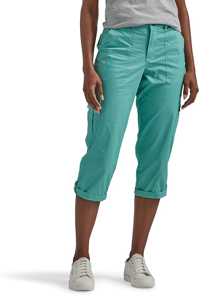 Lee Women's Ultra Lux Comfort with Flex-to-Go Cargo Capri Pant