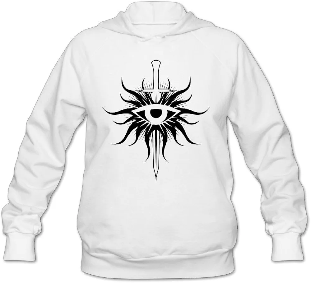 Dragon Age Inquisition Women's Fashion Hoodies Pullover White