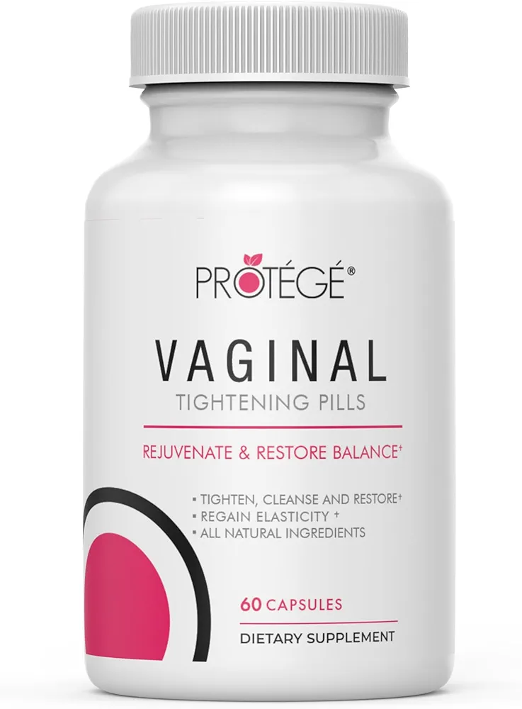 PROTÉGÉ Protege Premium Vaginal Tightening Pills - Vaginal Tightening Products for Women - Vaginial Rejuvenation Better Than Kegel Balls - Restore Vag Feminine Health Balance - 60 ct