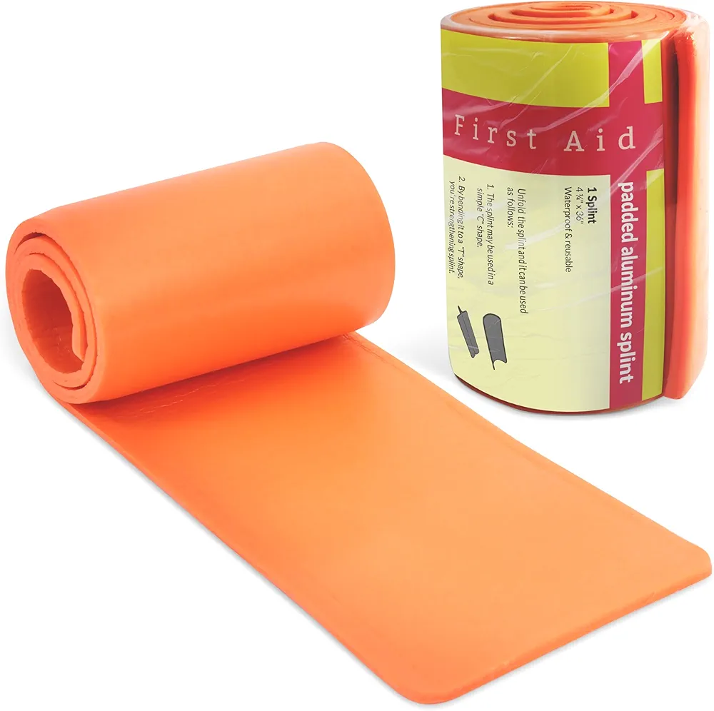 Ever Ready First Aid Universal Aluminum Splint, 36 Inch Rolled, 5 Ounce