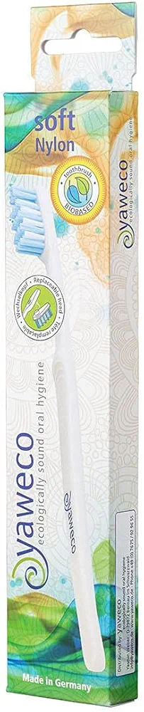 Natural Soft Biobased Nylon Assorted Colours Toothbrush