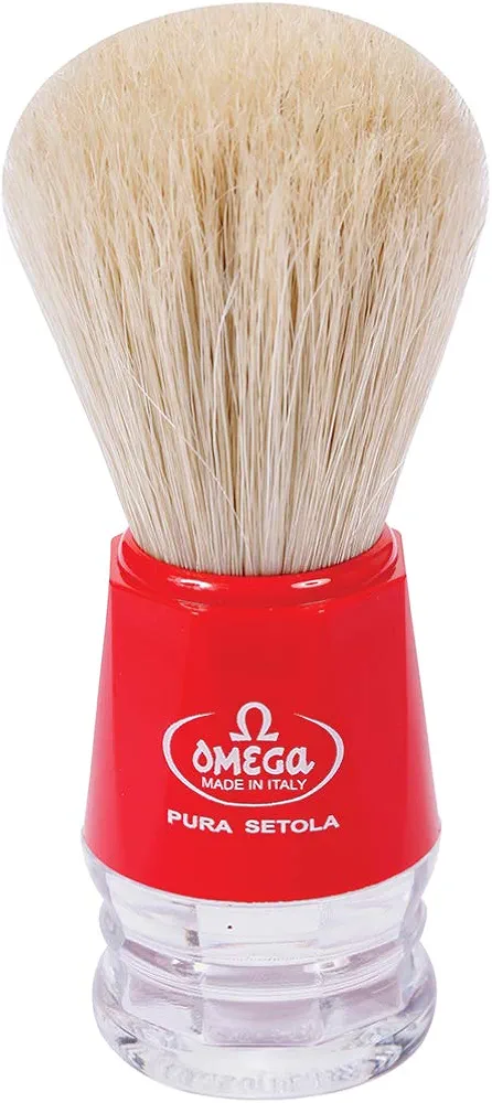 Omega S-Brush Synthetic Shaving Brush Blue 10018