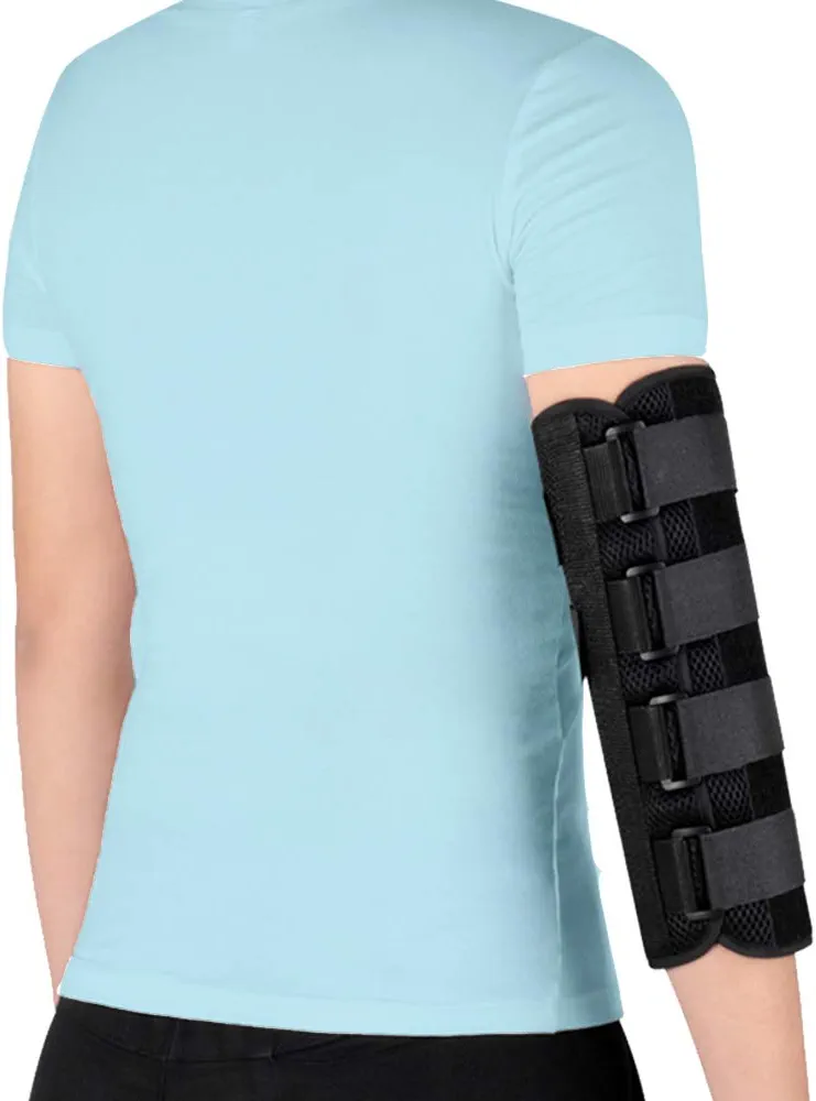 Elbow Brace Arm for Ulnar Nerve Entrapment Cubital Tunnel Elbow Support Brace for Men Women Restraints Splint for Sleeping Tendonitis Pian Arm Brace Elbow Wrap Immobilizer (Large)