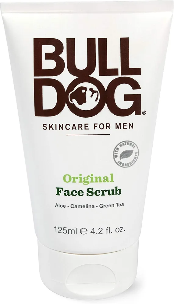 Bulldog Natural Skincare: Original Face Scrub, 3.3 oz (2 pack)