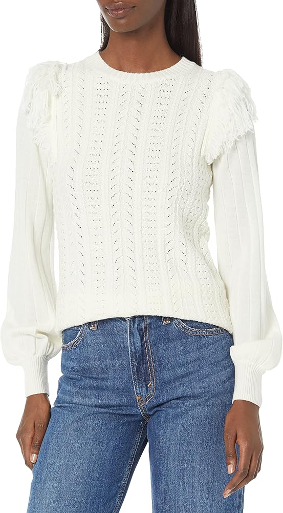 Trina Turk Women's Fringed Sweater