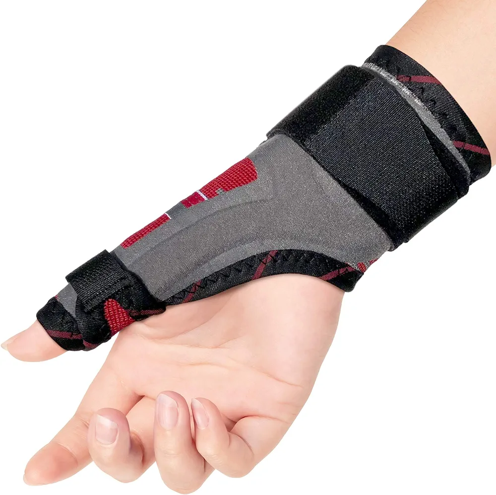 ORTONYX Thumb Immobilizer Brace Thumb Spica Support Splint- Arthritis, Pain, Sprains, Strains, Carpal Tunnel - Wrist Strap - Left or Right Hand