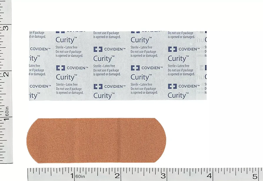 Curity™ Flexible Fabric Adhesive Bandage, 1 x 3IN, Case of 1200