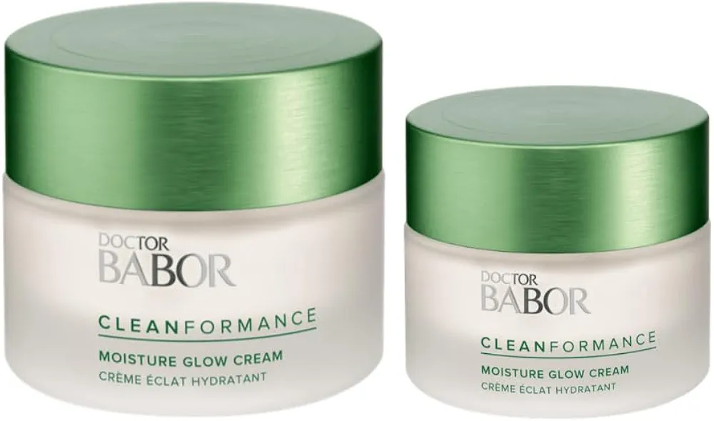 Babor Cleanformance Moisture Glow Cream Full & Travel Size Bundle