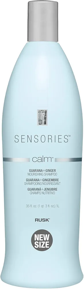 RUSK Sensories Calm Guarana and Ginger Nourishing, Guarana and Ginger Vegetable Protein to De-Stress Damaged Hair