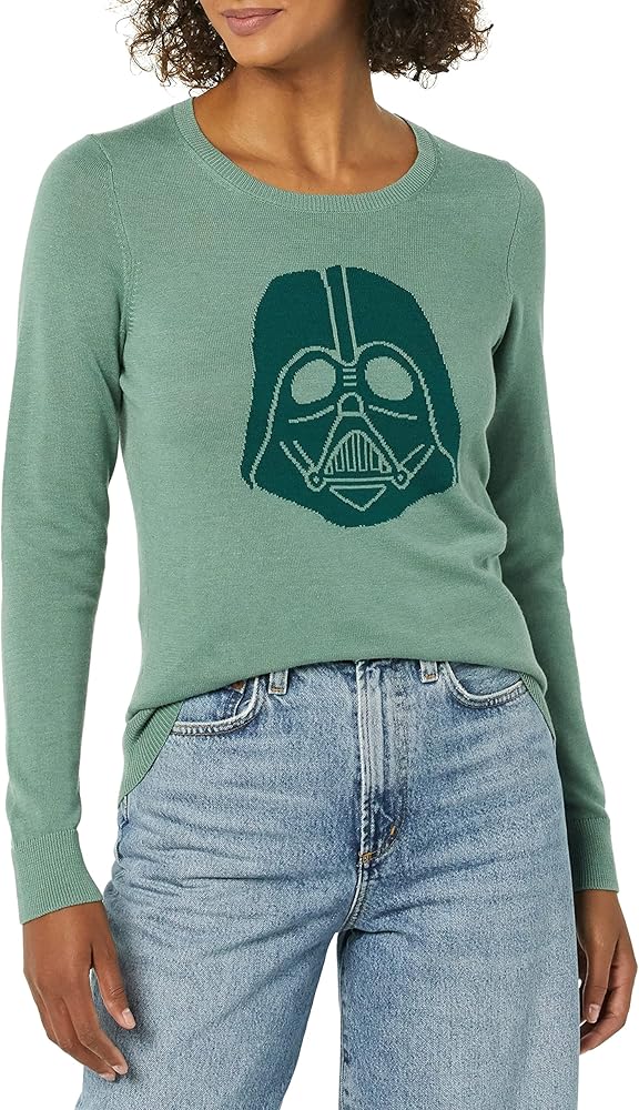 Amazon Essentials Disney | Marvel | Star Wars Women's Lightweight Crew Sweaters