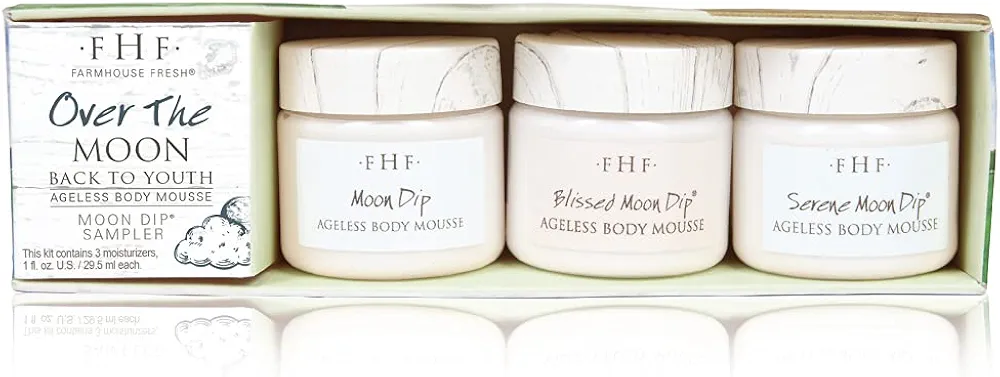 FarmHouse Fresh Over The Moon – Moon Dip® Body Mousse Sampler, 3 ct.