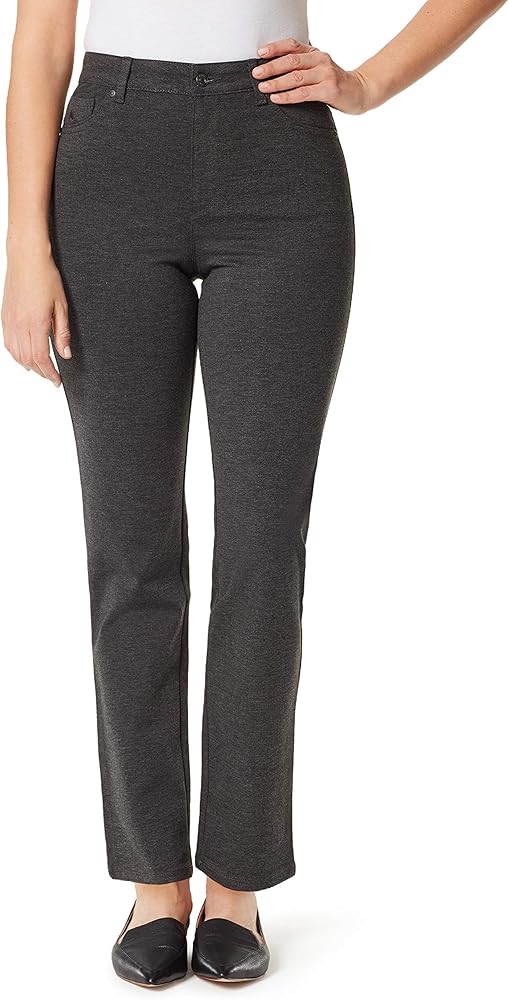 Gloria Vanderbilt Women's Amanda Ponte High Rise Knit Pant