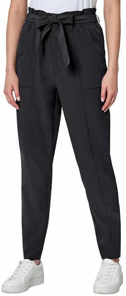 Womens Tie-Front Pant Black