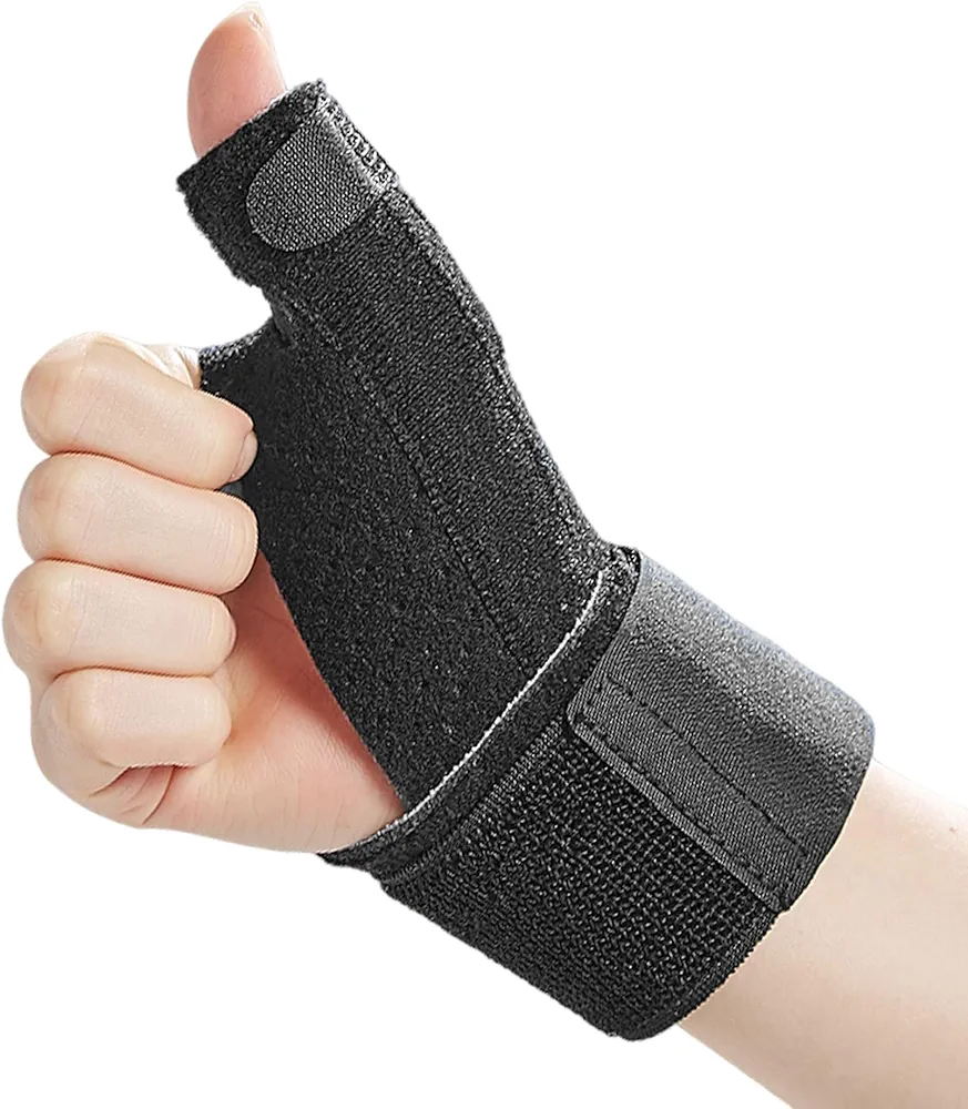 Reversible Thumb & Wrist Stabilizer Splint Brace for Trigger Finger, Pain Relief, Arthritis, Tendonitis, BlackBerry Thumb, Sprained