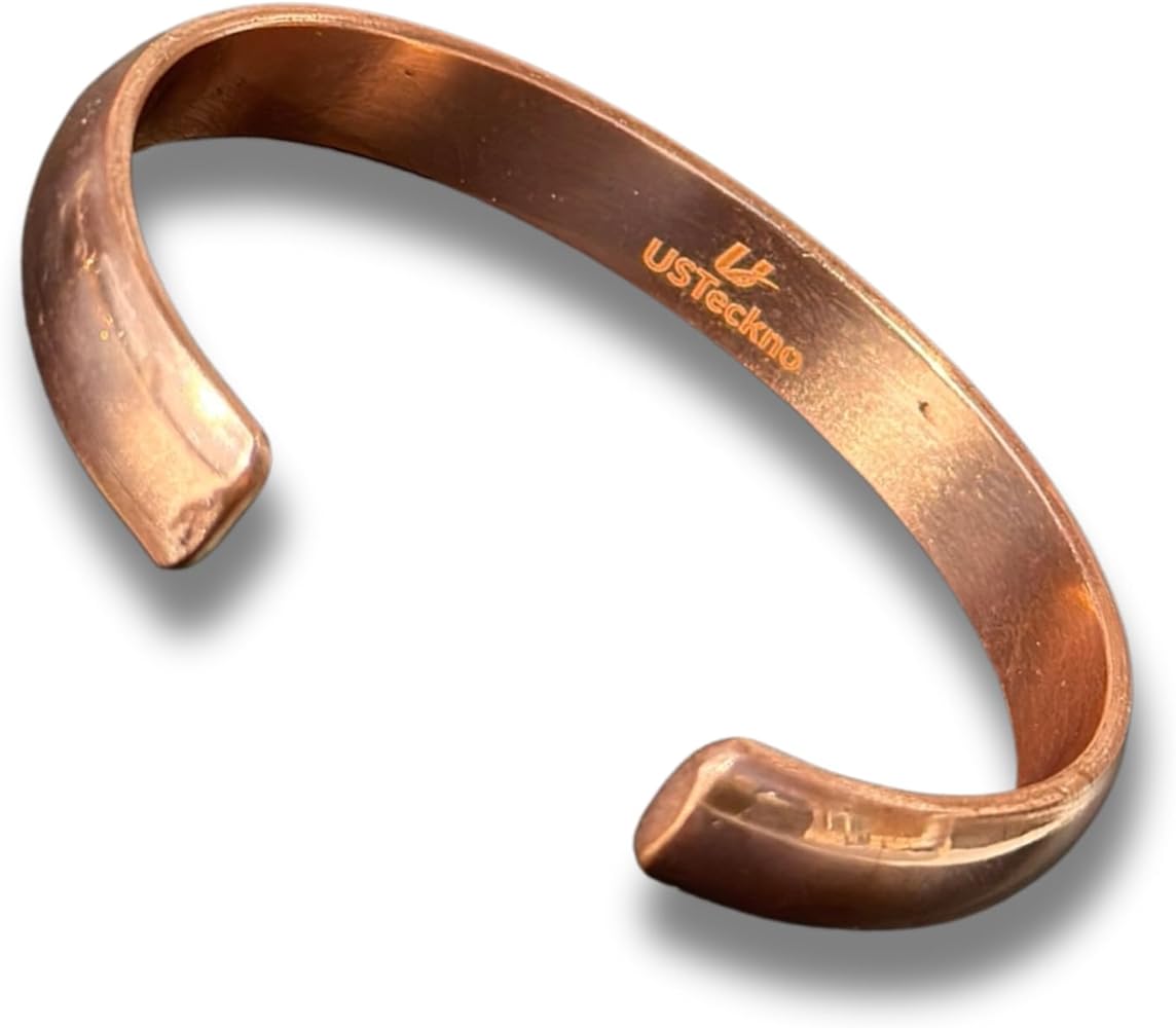 Hand Forged 100% Pure Copper Bracelet. Made with Solid High Gauge Copper and Health benefits. Enhance your well-being in style…