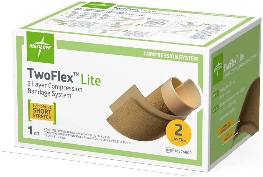 Medline TwoFlex Lite 2-Layer Compression System