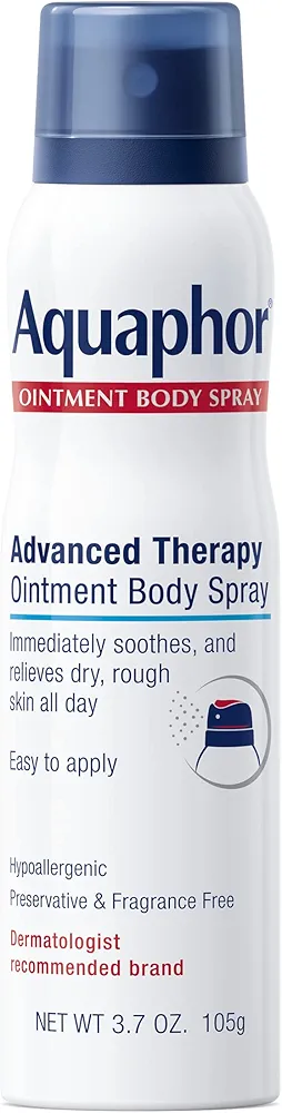 Aquaphor Ointment Body Spray - Moisturizes and Heals Dry, Rough Skin - 3.7 oz. Spray Can