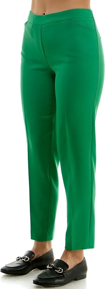 Zac & Rachel Women's Pull-on Ankle Pants with Band