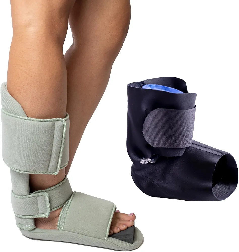 Brace Direct 90 Degree Night Splint + Plantar Fasciitis Air Strap S