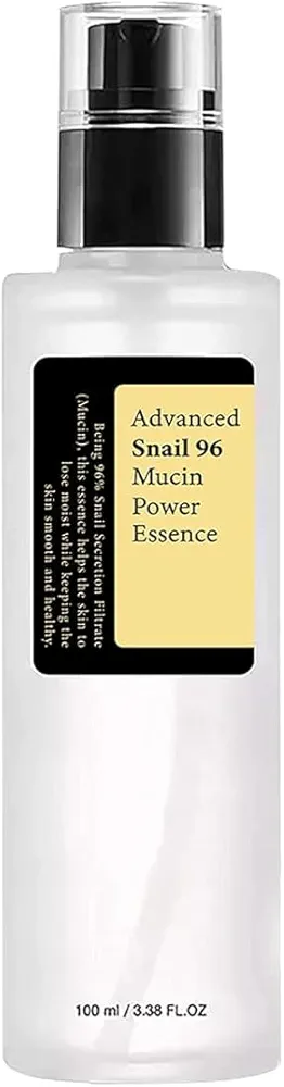 Snail Mucin 96% Power Repairing Essence 100ml, Hydrating Serum for Face with Snail Secretion Filtrate for Dull Skin & Fine Lines