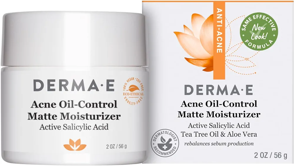 DERMA-E, Acne Rebalancing Cream Prevents Blemishes oz, 2 Ounce