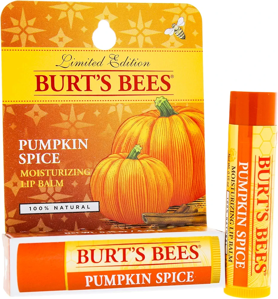 Burt's Bees Lip Balm Blister, Pumpkin Spice, 0.15 Ounce