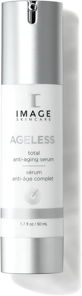 IMAGE Skincare, AGELESS Total Serum, AHA Face Serum with Peptides to Firm, Hydrate, Smooth Wrinkles and Even Tone, 1.7 fl oz