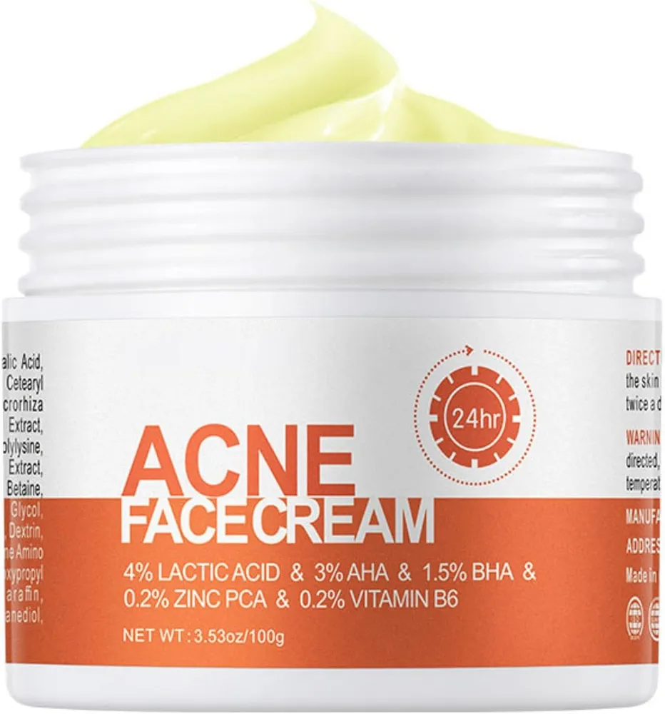 Acne Cream Pimple Cream for Face, Oil Control Pimple Remover Cream Get Rid of Pimples Fast,for Oily and Acne Prone Skin, Cruelty Free, Crema para espinillas en la cara