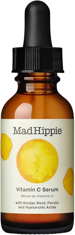 Mad Hippie Vitamin C Serum for Face with Hyaluronic Acid, Vitamin E & Ferulic Acid - Vitamin C Face Serum for Women/Men, Skin-Brightening Serum, 1.02 Fl Oz