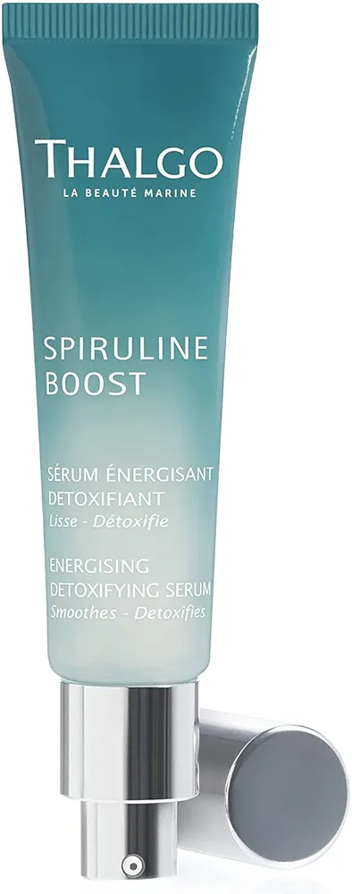 THALGO THALGO Marine Skincare, Energizing Serum, Spiruline Boost and Marine Magnesium Serum for All Skin Types, 30 ml, 1 fl. oz.