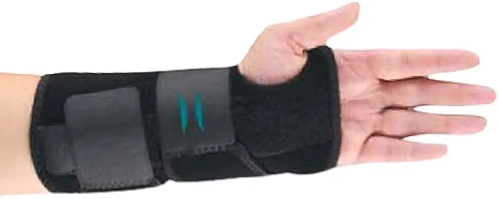 Modabber Wrist Orthosis Brace for Left Wrist, Black